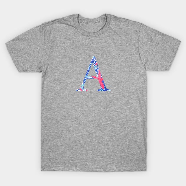 Alpha Tropical Letter T-Shirt by AdventureFinder